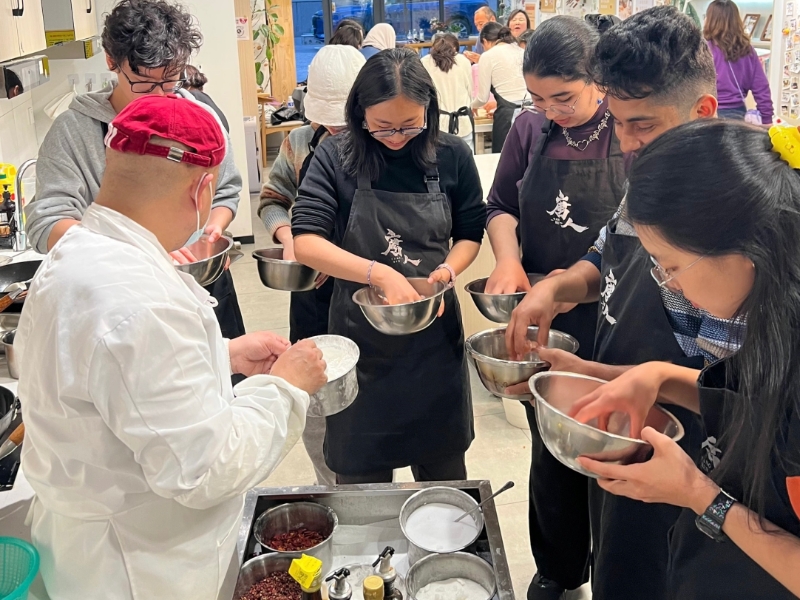 紐約大學阿布紮比分校交換生體驗做中餐